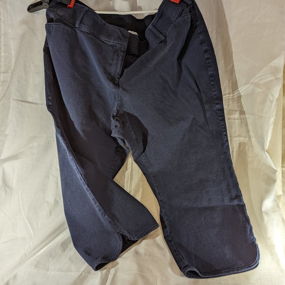Lane Bryant The Allie Capris in Navy Blue - Size 22